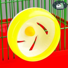 Wheel for rodents are quiet, 11 cm, yellow