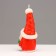 Decorative candle "Fairytale Santa", 5.7x5.8x13.2 cm, red