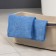 Raccoon rag, 220 g/m², 60 × 80 cm, microfiber, ultrasound, 2 pcs, blue color