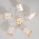 Lina chandelier 5x60W E27 gold 56x56x26 SVK
