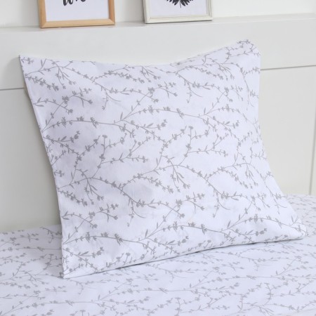 Lovelife Bed Lowel Set "Branches" Ts. White 147*210.150*215.70*70 -1 pcs, 100% cotton, calico 120 g/m2-2