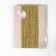 Weep decorative, metallized, 10 ± 1 m, 8 mm, gold color
