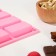 Form for sweets and chocolate of the “Eucks”, silicone, 29.5 × 17.5 cm, 20 cells (5 × 2.8 cm), Mix color