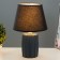 Liana table lamp E27 40W black-graphite 23x23x34 cm Risalux