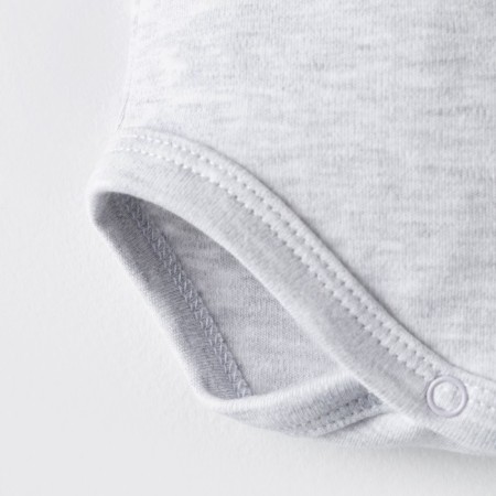 Body with Dl. Rukav crumb I "love mom and dad", gray, r.22, height 62-68 cm-4