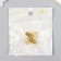 Fastener magnetic two -row metal gold 0.6x1.5 cm