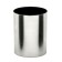 A glass for dental brushes, 9x7.2x7.2 cm, chrome