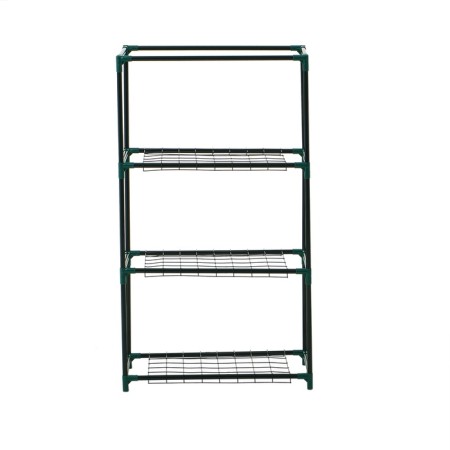 Greenhouse-string 3 shelves (mesh) 46*24*80 cm, PVC film, met. Pipe D-12 mm-15
