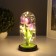 Nightlight "Tulips" LED 3HAAA Lilac 10.5x10.5x22cm