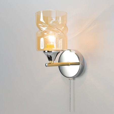 Sconces Citilux "Claude" CL137312, 10x21 cm, 1x60W, e27, yellow color-1