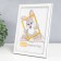 Photo frame Plastic "Watercolor" 15x21 cm, white