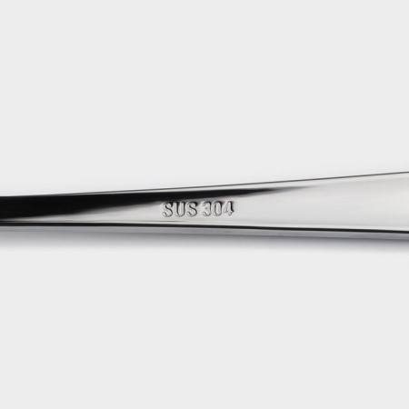 Spoon of stainless steel table Magistro "Viscount", length 20.6 cm, silver color-2