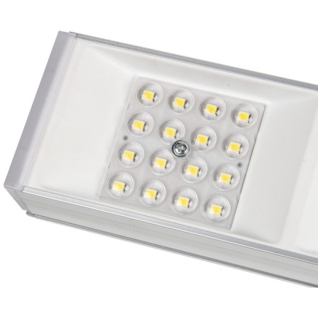 LED LED invoice Uniel, 100 W, IP40, LED, 4000K, 12000 lm, 35x1200x65 mm, silver color-3