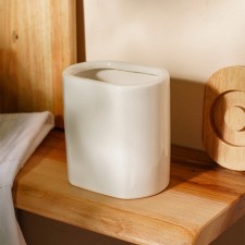 Банка для хранения сыпучих продуктов SL Home «Тренто», 620 мл, 7,7×12,5 см, керамическая, цвет белый