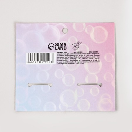 Bant for hair "Tender Girl" School, 2 pcs.-6
