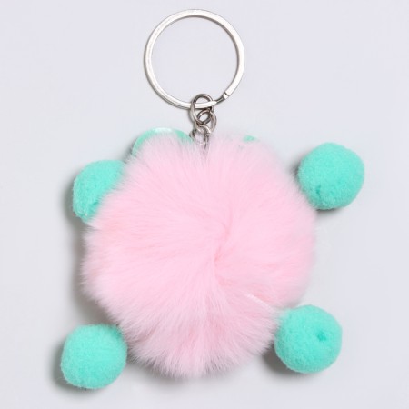 Soft toy "fluffy" on a key fob, 7 cm, color mix-2