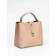 Bag Female Tout with zipper, beige color