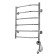 Domoterm electric heated towel rail "Laura", 500 x 600 mm, 6 crossbars, right, chrome