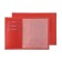 Passport cover, map for maps, red color