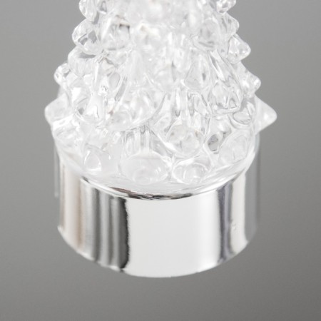 Nightlight "Christmas tree" LED 1W RGB 3xlr44 chrome 4x4x11cm-6