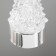 Nightlight "Christmas tree" LED 1W RGB 3xlr44 chrome 4x4x11cm
