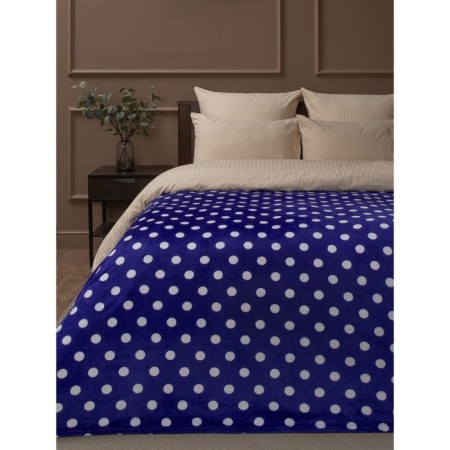Texrepublic blanket, size 140x200 cm, blue color-1
