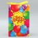 Gift folding box, packaging, "Happy Birthday", 12 x 18 x 12 cm