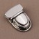 Bag -4 × 3 cm fastener, silver color