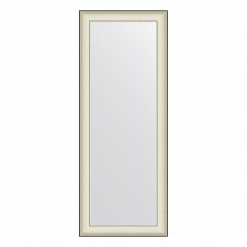 EvoForm mirror in the baguette frame, 78 mm, 58x148 cm, color white skin with chromium