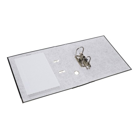 A4, 70 mm registrar, Erichkrause, Business, assembled, pocket for a spine, metallic kant, capacity 450 sheets, black-7