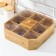 Organizer for storage, 30 × 30 × 10 cm, bamboo