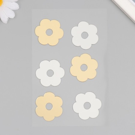 Mirror sticker "Flowers" 20x10 cm-1