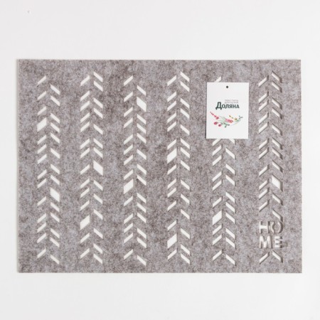 Decorative napkin "Home" 30 x 40 cm, 100% p/e, felt-2