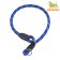 Collar - dog noisy, 1.2 x 60 cm, blue -red