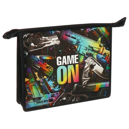 Folder for notebooks A5, 230 x 190 x 50 mm, lightning from above, plastic, calligrata "game"-1