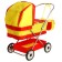 Puppet stroller No. 13, red/yellow color