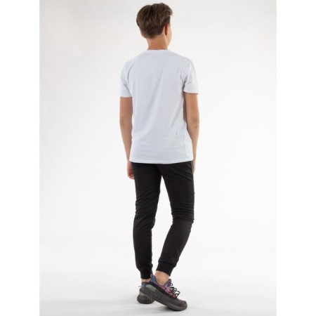 Sports pants for ISEE boys, height 122-128 cm, black color-1