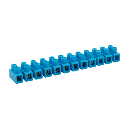 Klement screw block KV-10 4-10, current 10 A, polypropylene blue rexant (10 pcs.