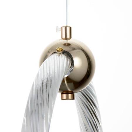 Lamp Bayerlux "Circle" LED 32W gold 34.5x6x37-120 cm-5