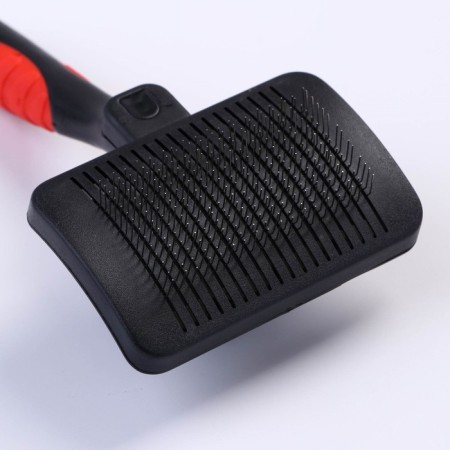 Pucrheck with self-cleaning without drops, 8.5 x 15.5 cm, black-red-2