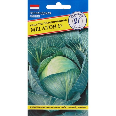 Cabbage seeds of white megaton, F1, 10 pcs.