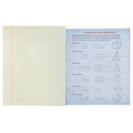 Subject Calligrata "Black-White", 48 sheets in a cage of geometry, with reference material, covered paper cover, block No. 2, whitewash 75% (gray sheets)-2