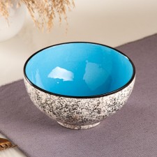 Persia ceramic salad bowl, 700 ml, 15 cm, blue, 1 variety, Iran
