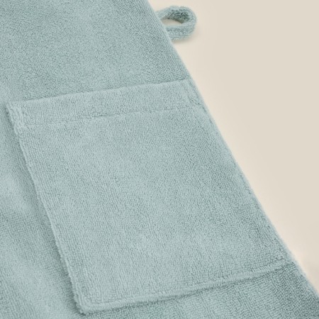 Халат махровый с капюшоном мужской SL HOME: Basic "Аззура", размер M, 100% хлопок, 420 г/м2-8