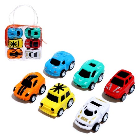 Set of inertial vehicles "Reiser" in a bag, 6 pieces, mix