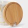 A set of ceramic cans with spoons on a wooden stand “Estet. Gold ", 2 items: 300 ml, white color