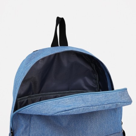 School backpack from lightning textiles, 3 pockets, Fulldorn, Blue color-5