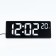 Electronic table hours, with an alarm clock, thermometer, 2 AAA, white numbers, 17.5 x 6.8 cm