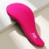 Massage comb a wave of Beauty Fox, bright pink color, Beauty Fox