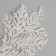 Decorative twig "amazement" in white, 0.3 × 12 × 28 cm